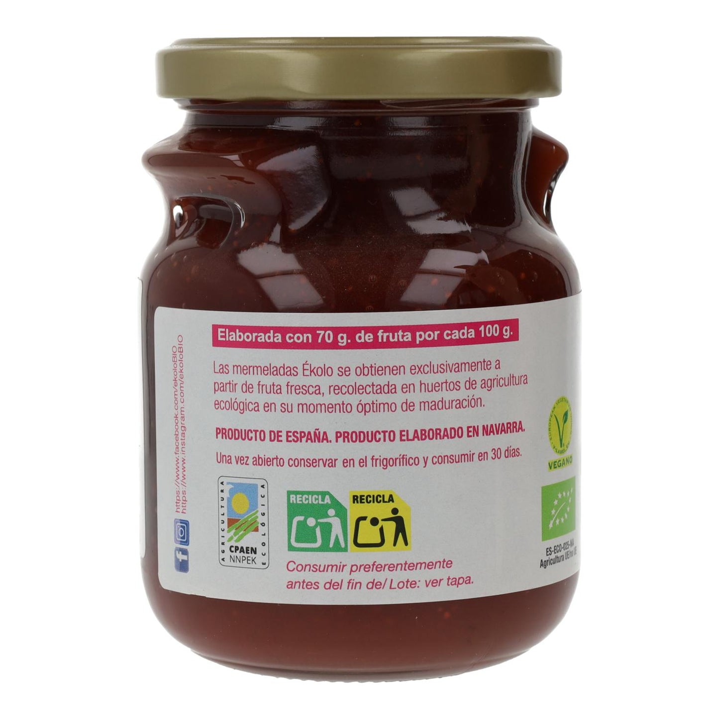 Geleia de Morango Biológica Ékolo Bio 300g