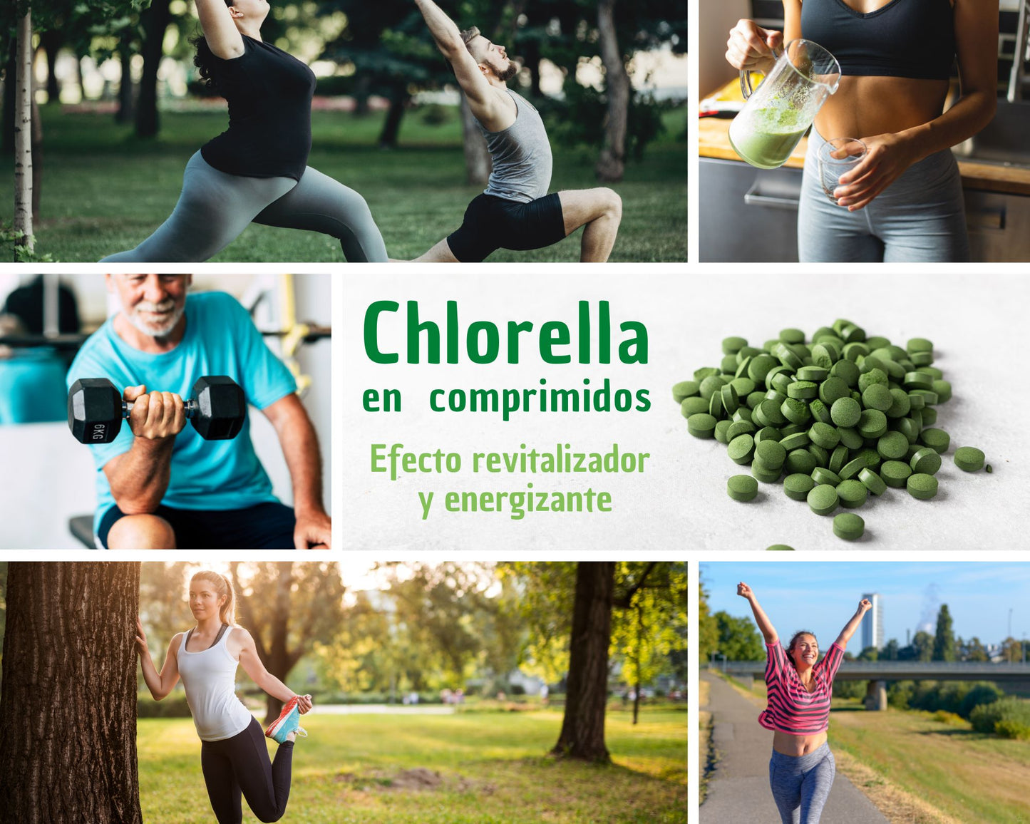 Chlorella Ecológica De Pared Celular Rota Ecospirulina 200 Comprimidos_3
