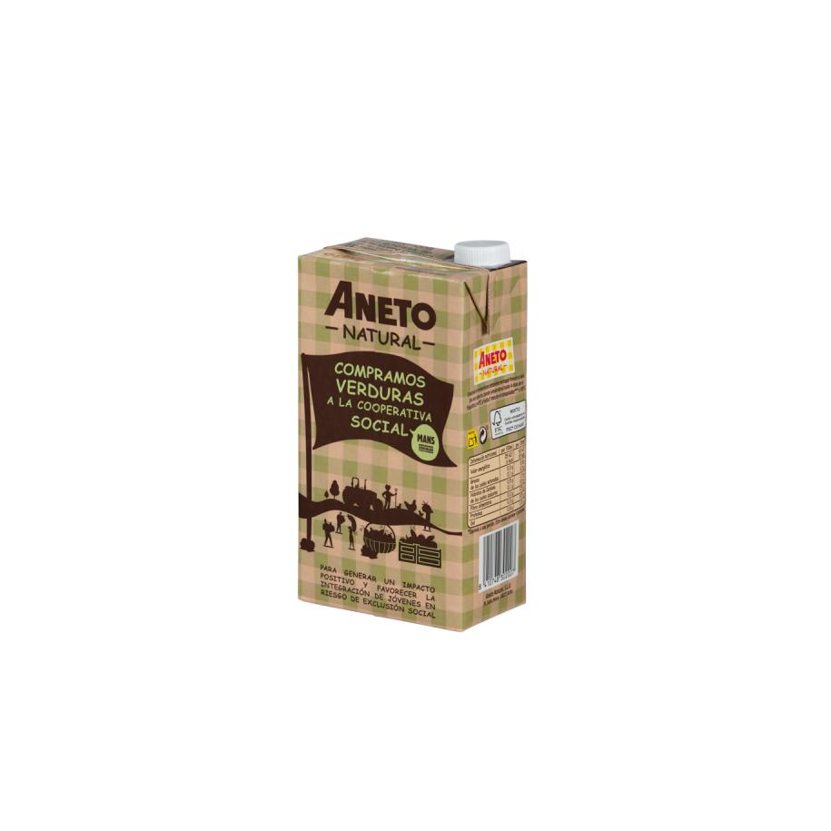 Pacote de caldo de legumes biológico Aneto 1L + 1L de caldo de cebola biológico oferta