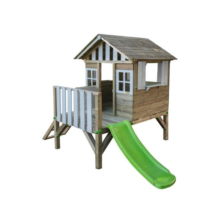 Casita De Madera Masgames Lollipop Elevada Blanca._0