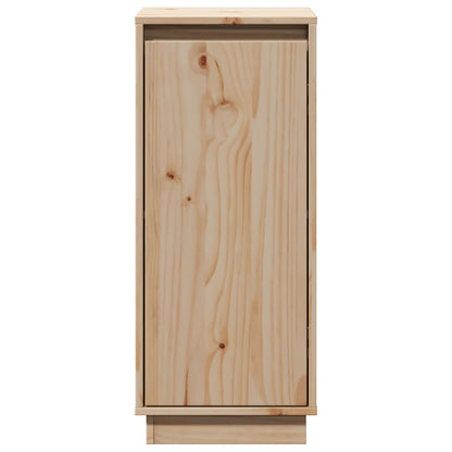 Aparador De Madera Maciza De Pino 31,5x34x75 Cm / Vetonek_2