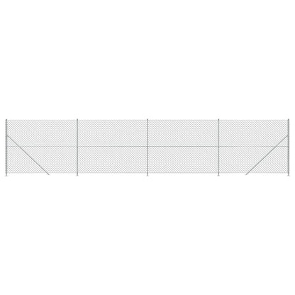 Cerca De Alambre Con Brida Plateada 1,8x10 M / Vetonek_3