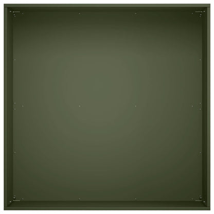 Macetero De Jardín 2 Uds. Verde Oliva 40 X 40 X 30 Cm_4