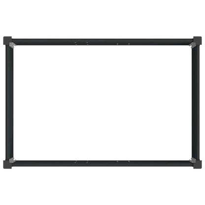 Arriate Elevado Negro 50 X 30 X 36 Cm Wpc Y Aluminio_4