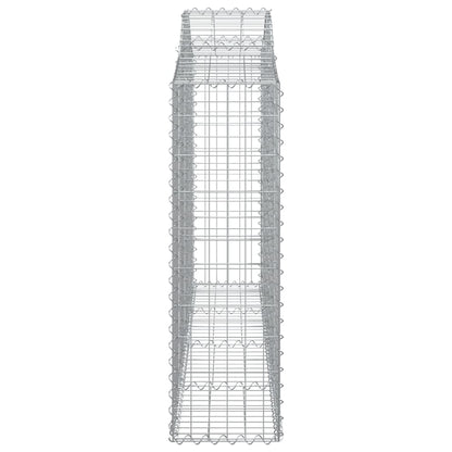 Cestas Gaviones 15 Uds Forma De Arco Hierro 200x30x100/120 Cm_4