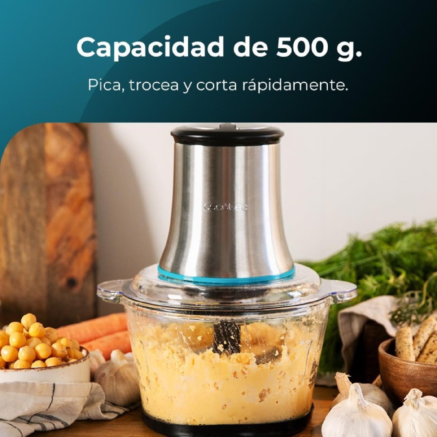 Cecotec Picadora Picadora Chopbeat 2000 Vindaloo Glass_3