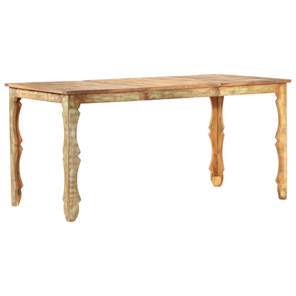 Mesa De Comedor De Madera Maciza Reciclada 160x80x76 Cm_4