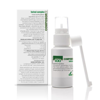 Composor 1 Complexo Farinol S XXI - Soria Natural - 30 ml