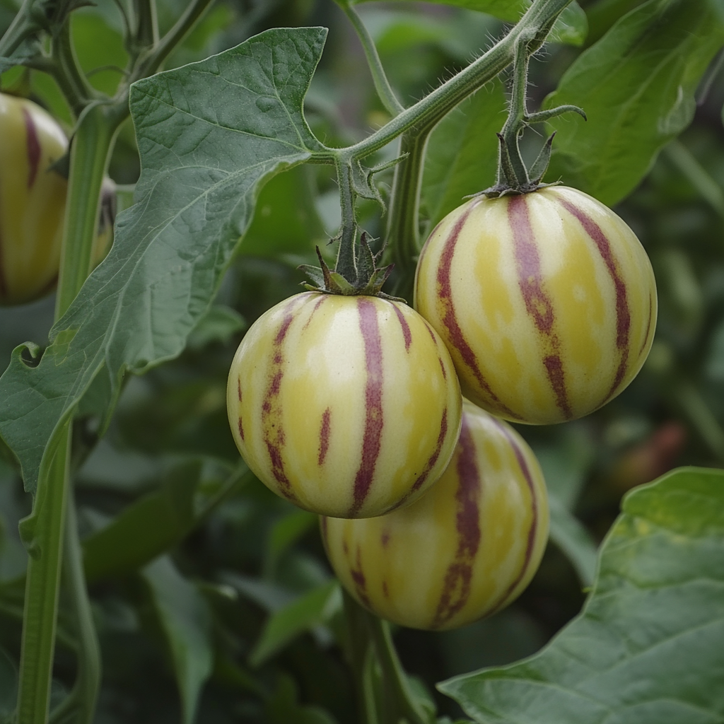 Pera Melón - 3 Pzs - Solanum Muricatum 'pepino Gold' - Altura 25-40cm - ⌀9cm_3