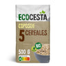 Flocos de 5 Cereais Biológicos, 500g Ecocesta