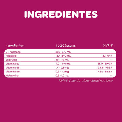 Triptófano + Magnesio + Espirulina + Melatonina_4