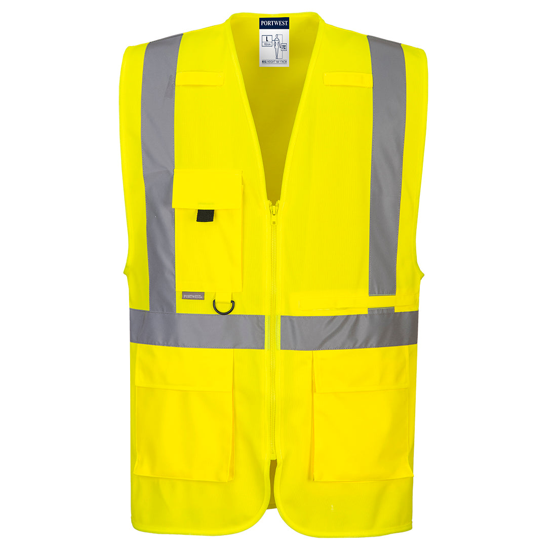 Chaleco Executive De Alta Visibilidad Con Bolsillos Para La Tablet / Xxxl / Amarillo_0