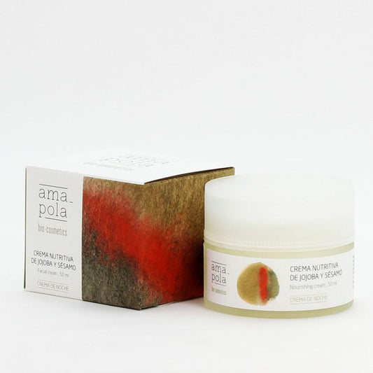 Amapola Biocosmetics Creme Nutritivo de Jojoba e Sésamo 50 ml