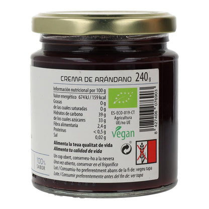 Geleia de mirtilo biológica Cal Valls, 240 g