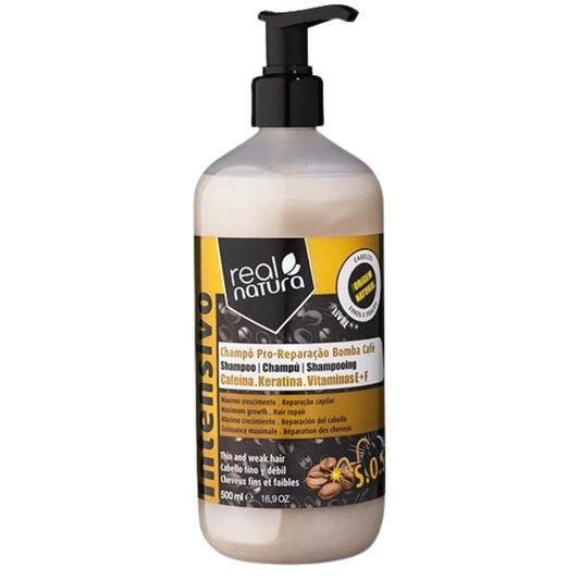 Champú Pro-reparação Bomba Café Real Natura 500ml_0