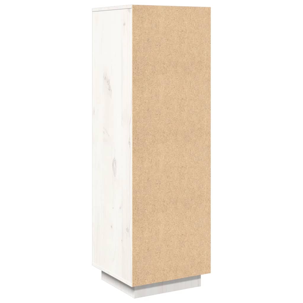 Aparador Alto De Madera Maciza De Pino Banco 38x35x117 Cm / Vetonek_0