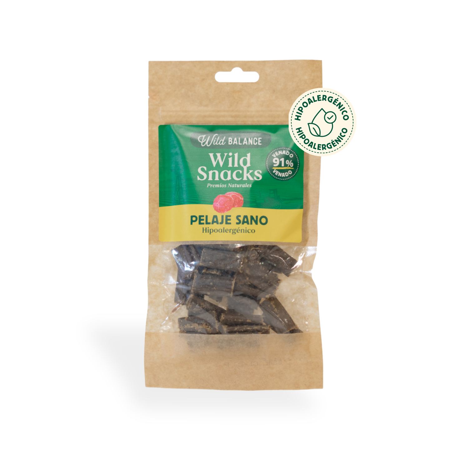 Wild Snacks Healthy Coat Hipoalergénico Wild Balance