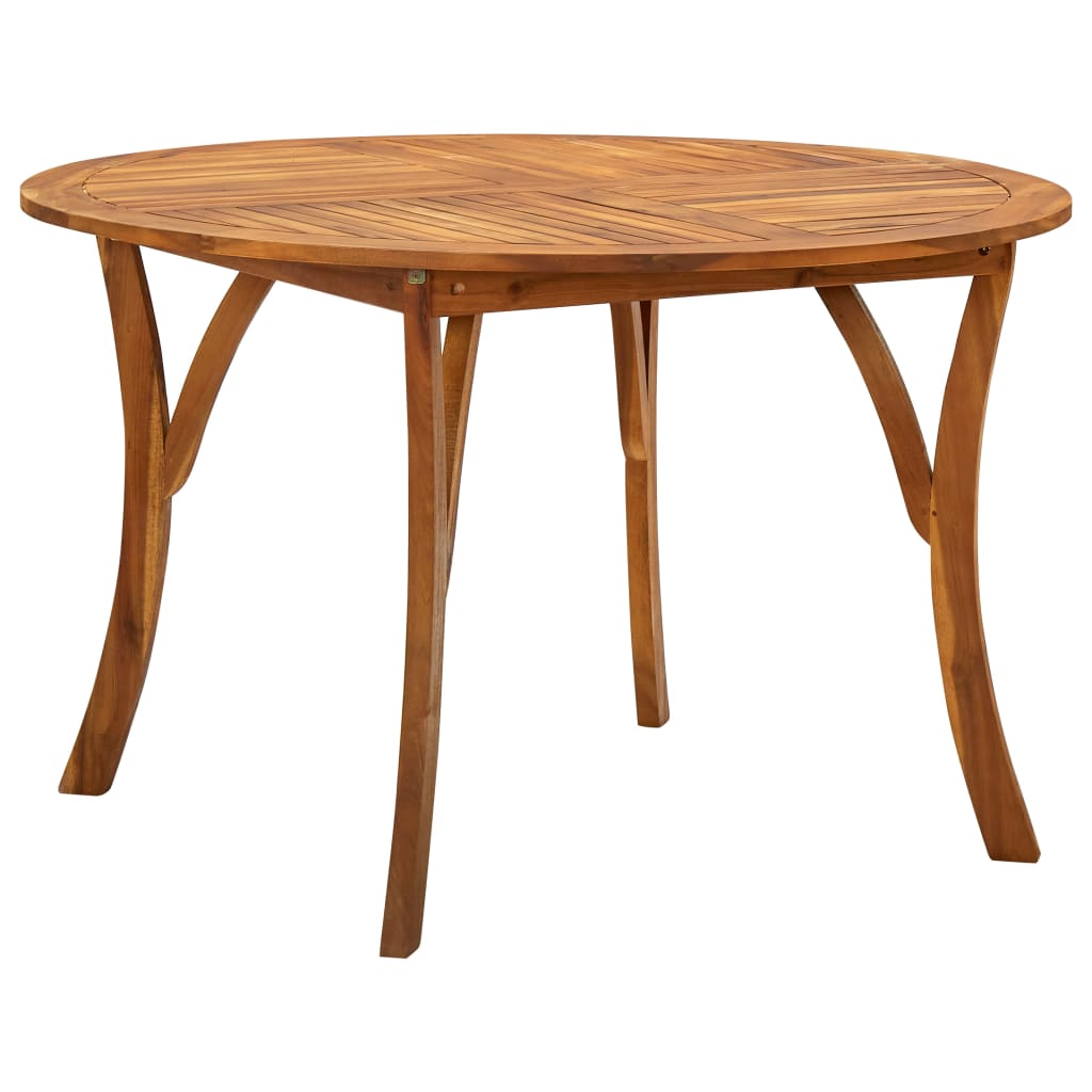 Juego De Comedor Para Jardín De 5 Piezas Marrón / Vetonek_3
