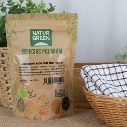 Gengibre em pó biológico NaturGreen 100 g