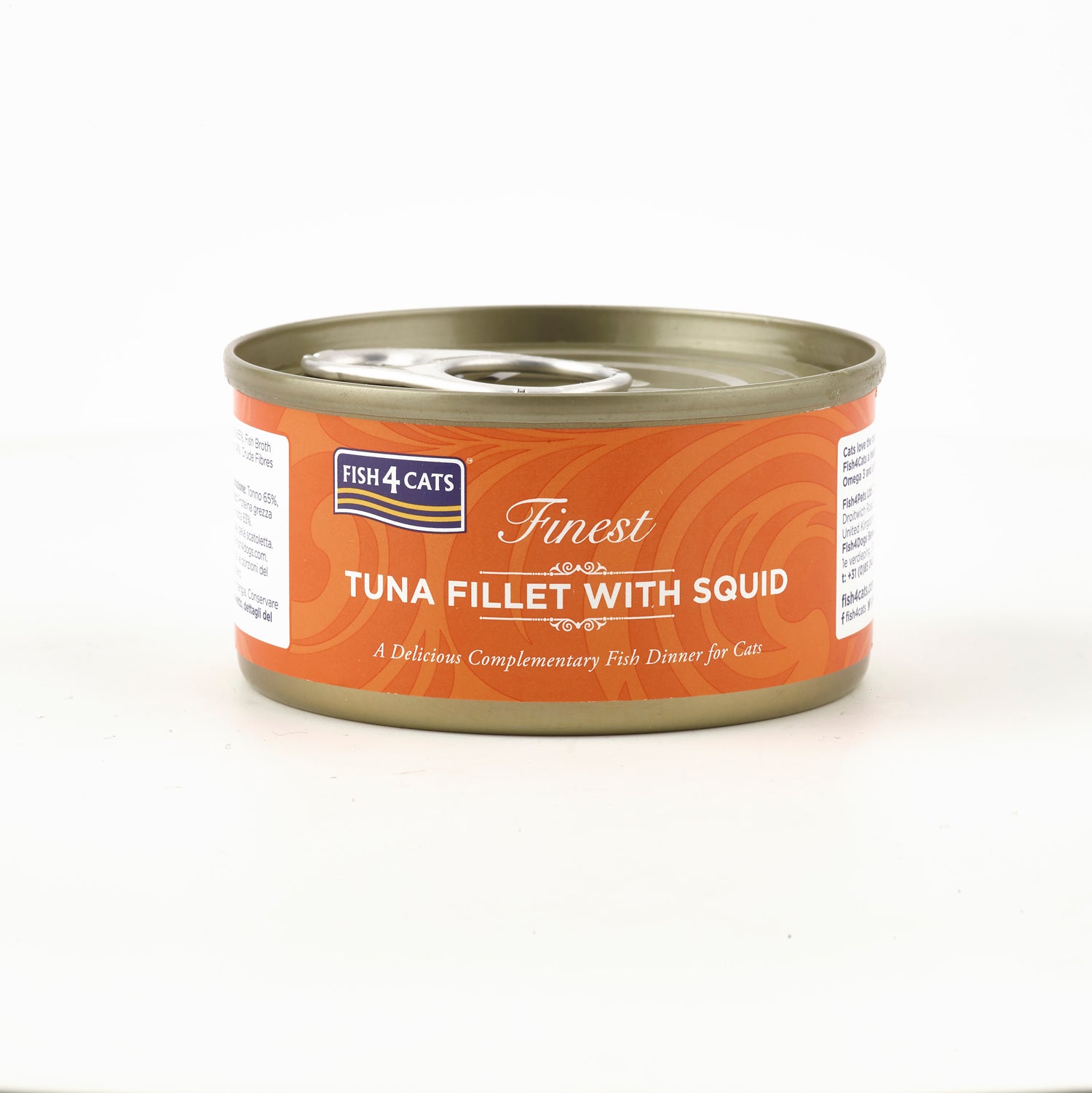 Fish4cats Filete Para Gato – Atún Con Calamar 70 G (pack De 10)_3