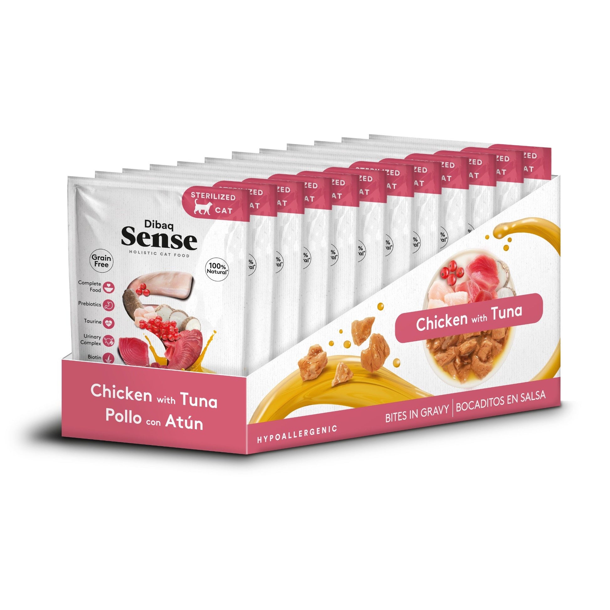 Dibaq Sense Bites Pollo Con Atún, 12 Unidades X 100gr_0