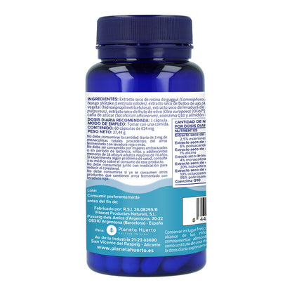 Arroz vermelho fermentado e Coenzima Q10 Planeta Huerto 60 cápsulas