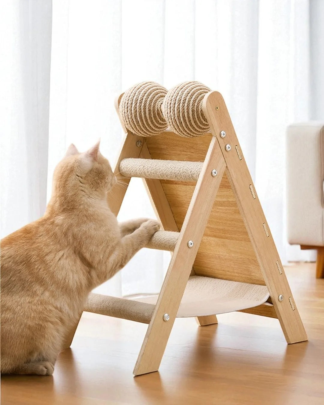 Trípode De Juego Para Gatos Costa Con Diseño Estable Y Funcional Althea Living 61x21x11.5cm_4