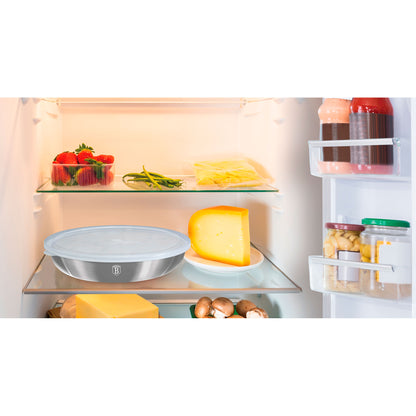 Batería De Cocina Aluminio Forjado 9 Piezas, Inducción, Asa Extraíble, Cazuelas Apilables Tapas Berlinger Haus Moonlight Gris_2