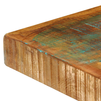 Mesa De Comedor De Madera Maciza Reciclada 120x60x75 Cm_3