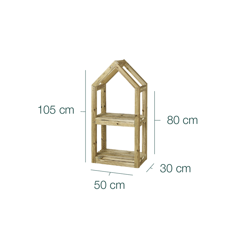 Estantería De Madera Outdoor Para Plantas Campanile S Hortalia_4