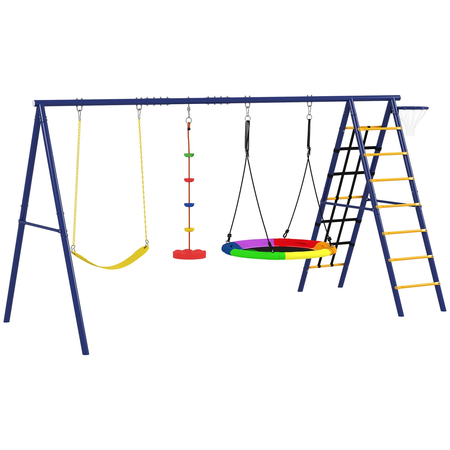 Aiyaplay Columpios Para Niños De +3 Años 6 En 1 350x183x200 Cm Multicolor_0