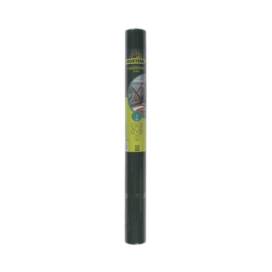 Malla Plastica Cuadrada Cuadranet 5 Mm 1x5 M Verde Nortene_0