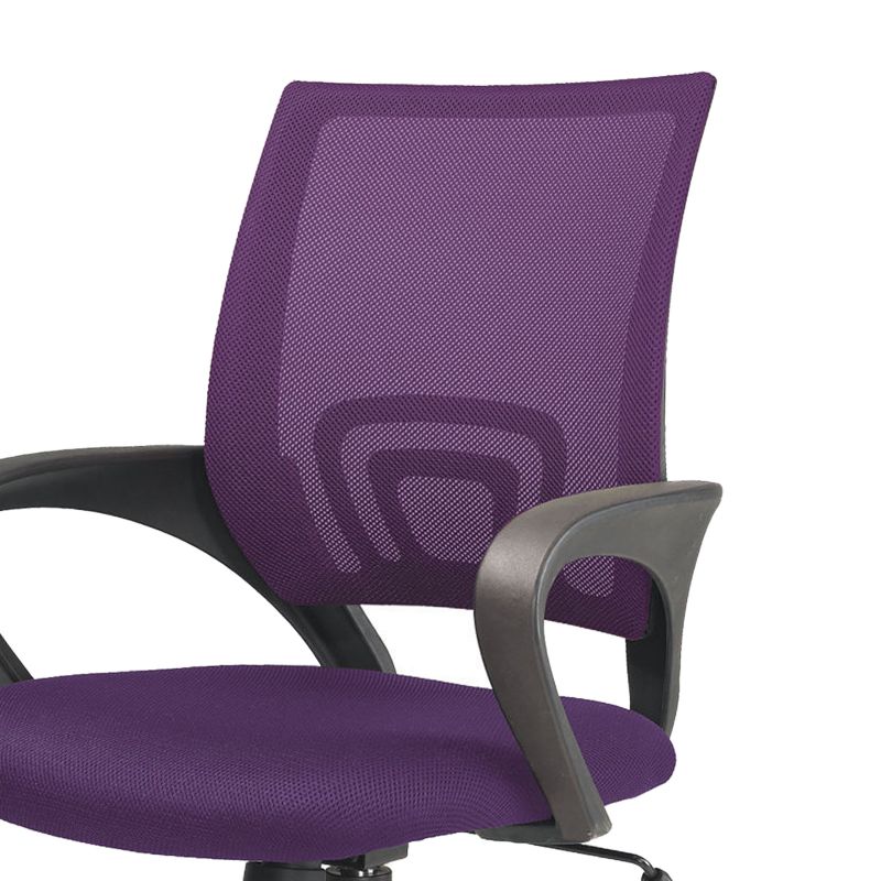 Silla De Oficina Logic Tejido, Violeta, 60 X 90-102 X 60cm_1