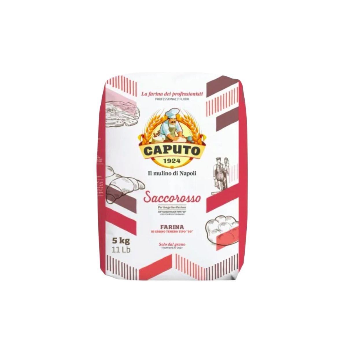 CAPUTO Harina Saccorosso 00 5KG