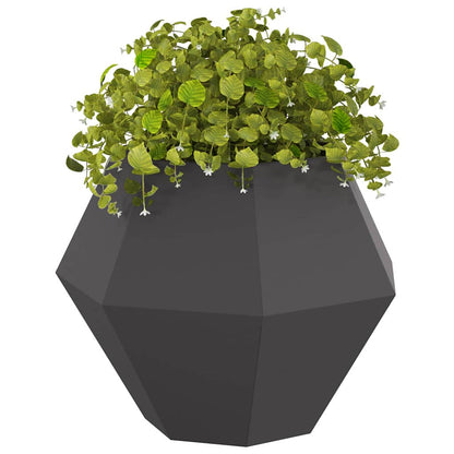 Jardinera Negro 75 X 75 X 60 Cm Acero_2