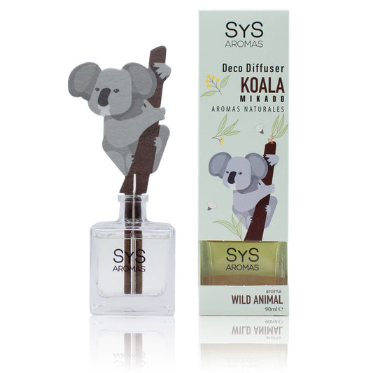 Difusor de Varillas Koala Wild Animal 90 ml | Aroma Fresco y Natural | Mikado Decorativo | Ambiente Infantil_0