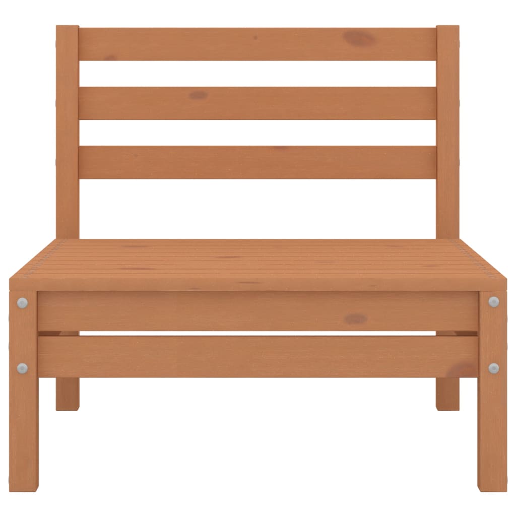 Juego Muebles De Jardín 4 Pzas Madera Maciza Pino Marrón Miel / Vetonek_4