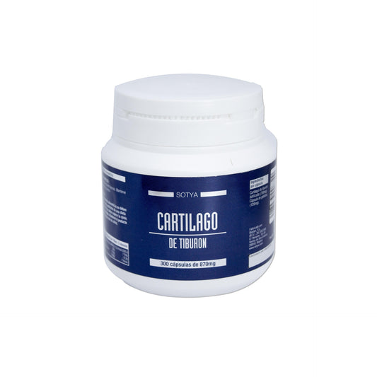Cartilagem de Tubarão Sotya 870 mg 300 Cápsulas