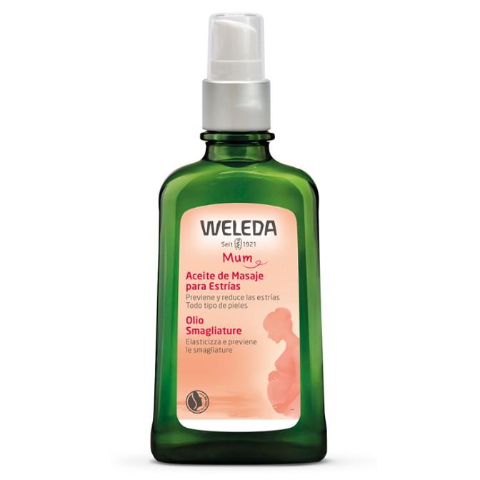 Embalagem de 2 óleos de massagem anti-estrias, Weleda, 100ml