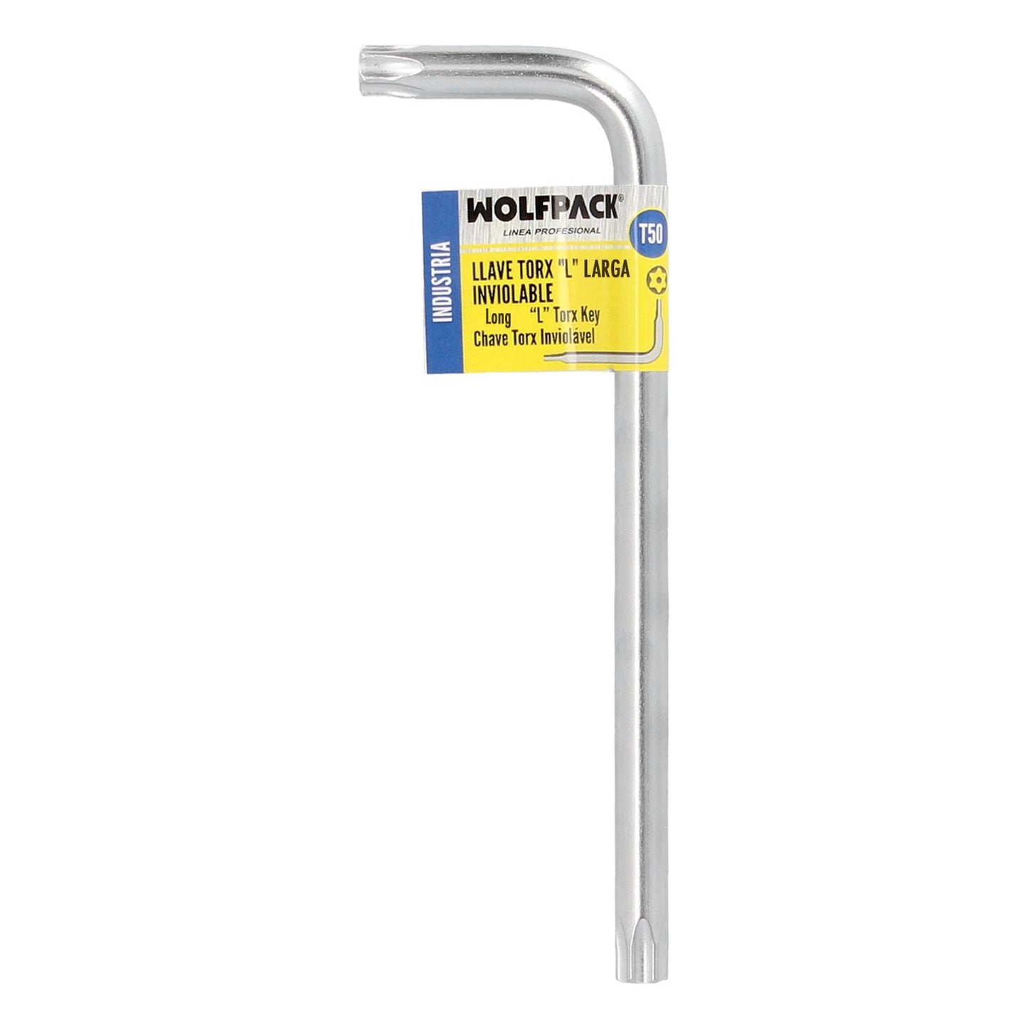 Llave Torx Inviolable Larga Acero Cromo Vanadio Profesional T50 Mm. Llave Estrella, Llave Allen Estrella_3