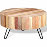 Mesa De Centro Madera Maciza Reciclada