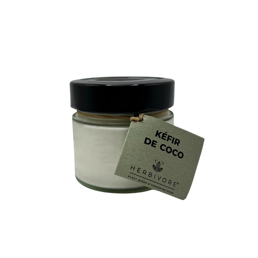 Kefir de coco vegano sin pasteurizar y sin azúcar añadido 200 ml_0