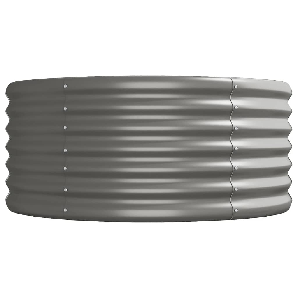 Jardinera Arriate Acero Galvanizado Gris 512x80x36 Cm_3