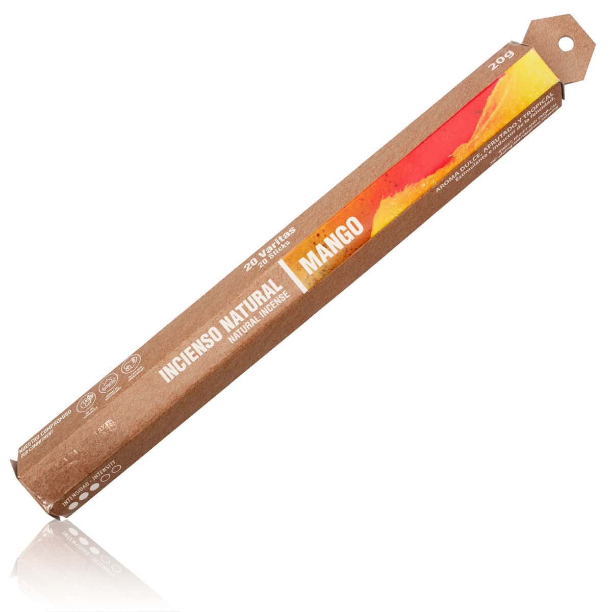 Incienso Natural 20 Sticks Mango Sys Aromas | Fragancia Tropical Dulce | Ambiente Relajante | Aroma Duradero_0