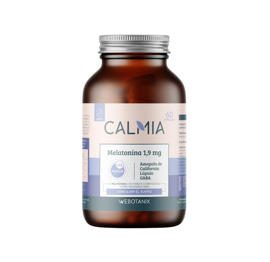 Calmia Noite Melatonina 1,9 mg WeBotanix 60 cápsulas