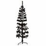 Vidaxl Meia árvore de Natal artificial com suporte Preto 150 Cm