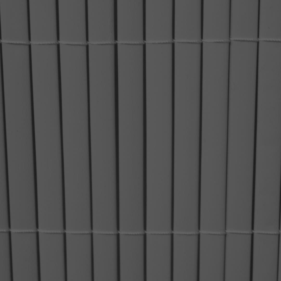 Cañizo Pvc Doble Cara| 1,5x3 M| Color Gris| Lamas 11 Mm| Composición 100% Pvc| Bridas Sujeción Incluidas_2