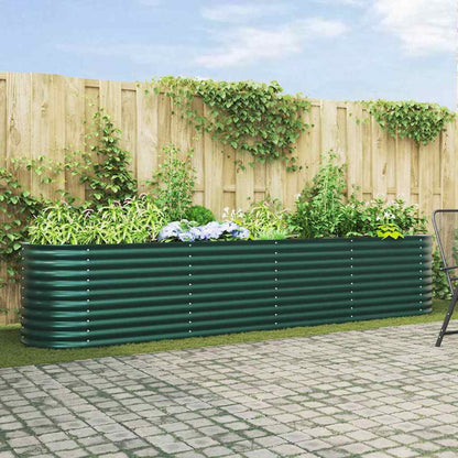 Cama Elevada Verde 400 X 80 X 81 Cm Acero_1