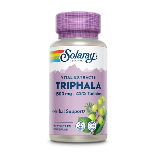 Triphala 500 mg Solaray, 90 cápsulas