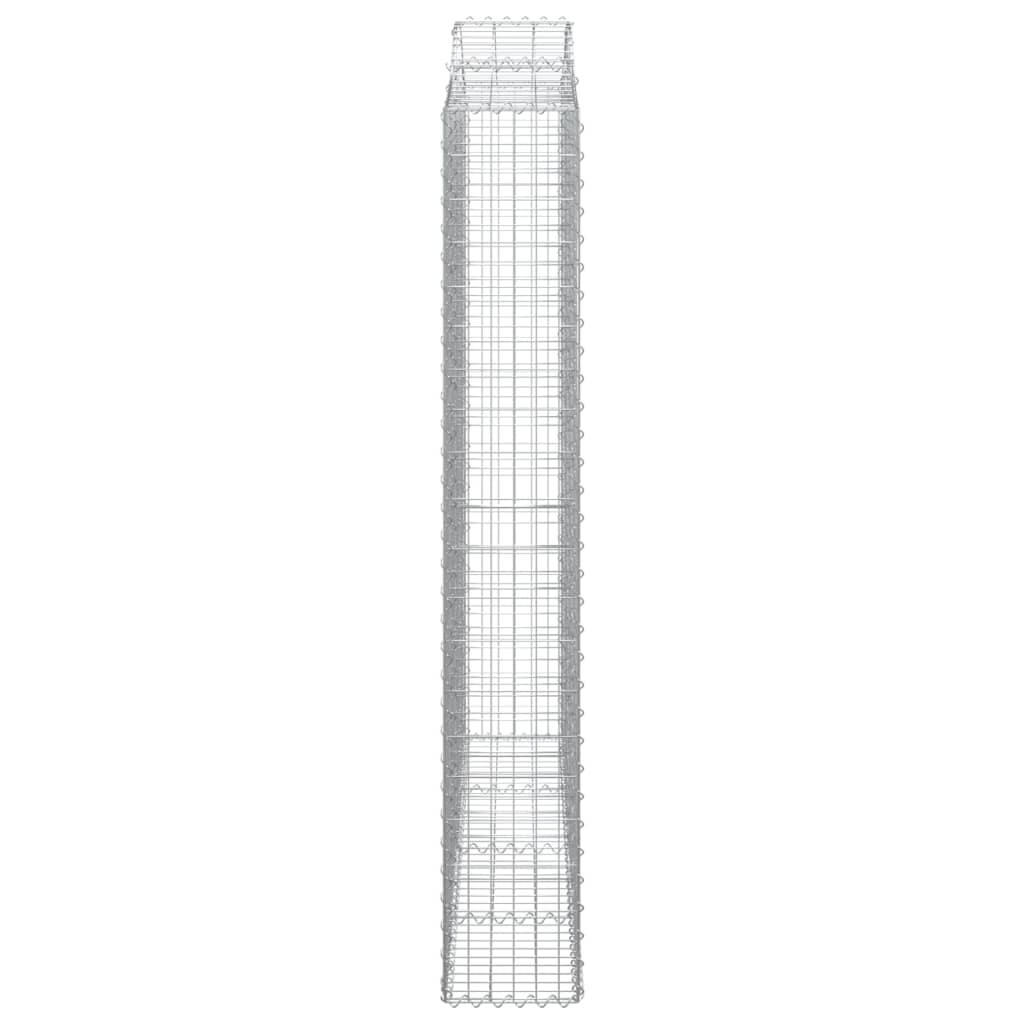 Cestas De Gaviones 3 Uds Forma De Arco Hierro 200x30x200/220 Cm_4